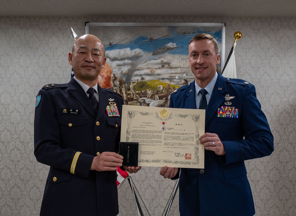 Yokota Airmen receive Japan Defense Cooperation Medal