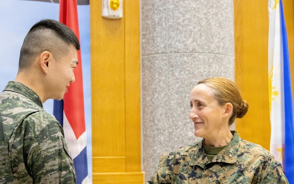 MARFORK bids farewell to their LNO from the ROKMC