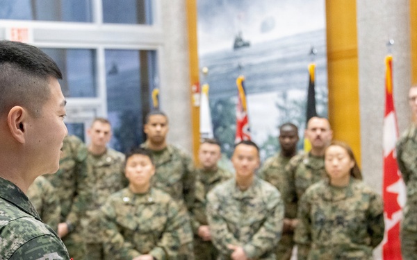 MARFORK bids farewell to their LNO from the ROKMC