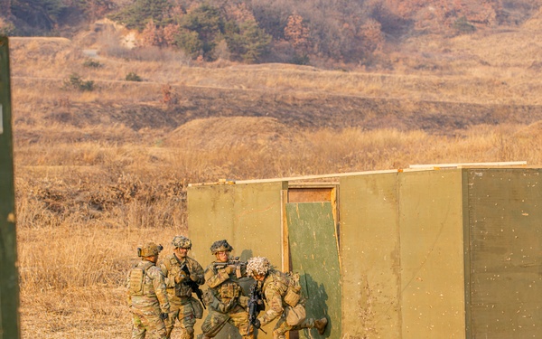 Alpha Company 2-23 Conduct Combined Arms Live-Fire Exercise at Rodriguez Range.