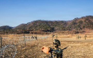 Bravo Company 2-23IN Execute Combined Arms  Live Fire Training.