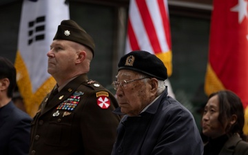 Memorial Board chairman recognized for long-term service at 75th U.S. Army General Walton Walker memorial service