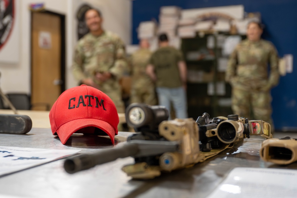 332nd ESFS demos weapons for German counterparts