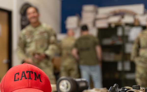 332nd ESFS demos weapons for German counterparts