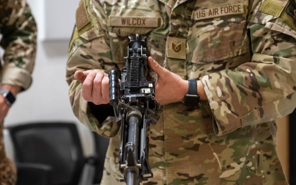 332nd ESFS demos weapons for German counterparts