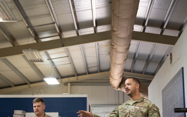 332nd ESFS demos weapons for German counterparts