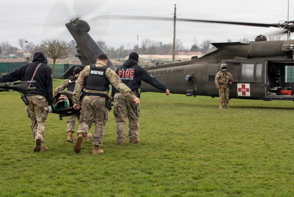 Medical Evacuation Exercise on  Mihail Kogălniceanu Air Base