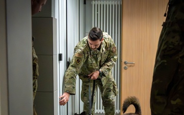 Handler, detection dog team up for 52nd Security Forces Squadron certification in time for the holidays