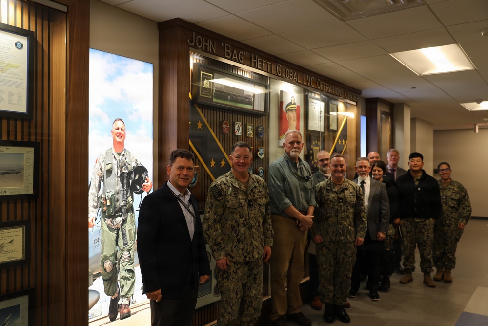 RADM Kerr tours NCTE Facilities at Chamberlain Hall/Hefti GLOC
