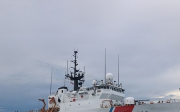 Coast Guard Cutter Tahoma (WMEC 908) conducts operations in the Windward Passage
