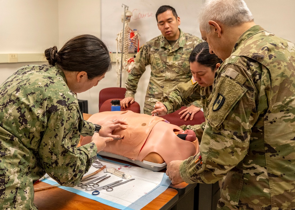Advanced Trauma Life Support Class at USUHS