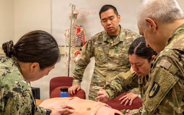 Advanced Trauma Life Support Class at USUHS