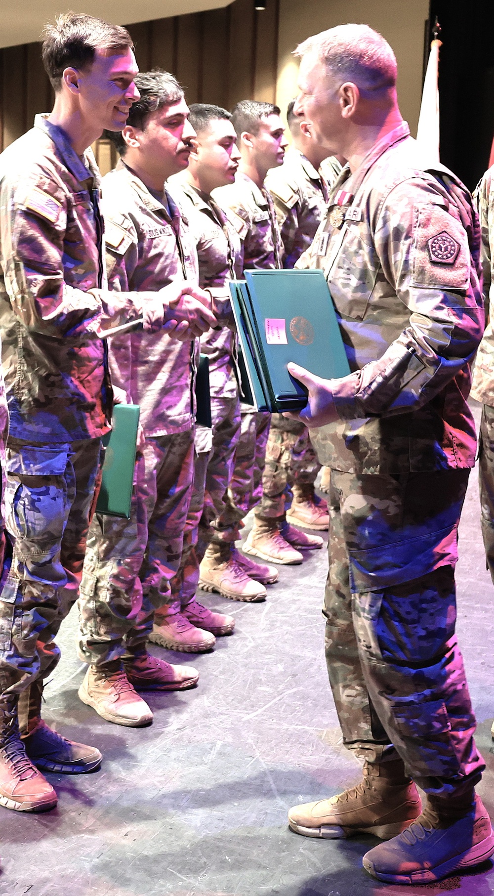 725th TRANSPORTATION COMPANY AWARDS SOLDIERS FOR ACHIEVEMENT DURING EUCOM DEPLOYMENT
