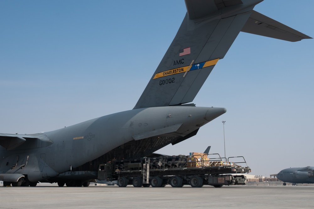 16th EAS conducts a cargo mission within CENTCOM