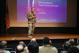 19th AW commander holds all-call, updates Airmen