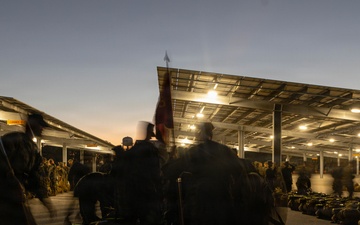 Mike Company Eagle Globe &amp; Anchor Ceremony