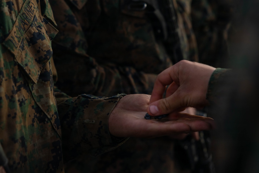 Mike Company Eagle Globe &amp; Anchor Ceremony