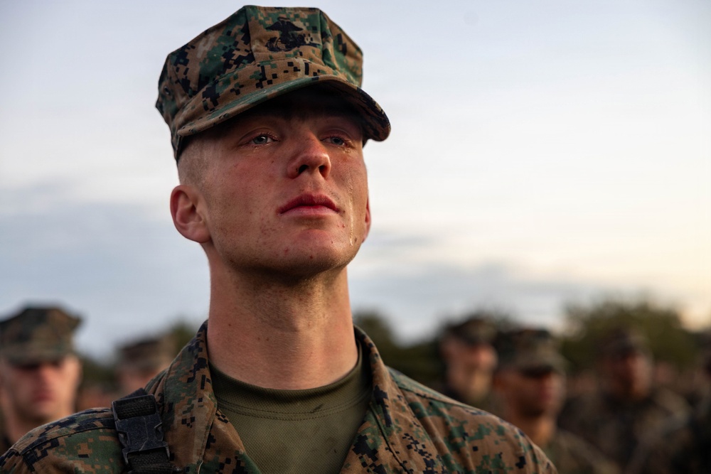 Mike Company Eagle Globe &amp; Anchor Ceremony