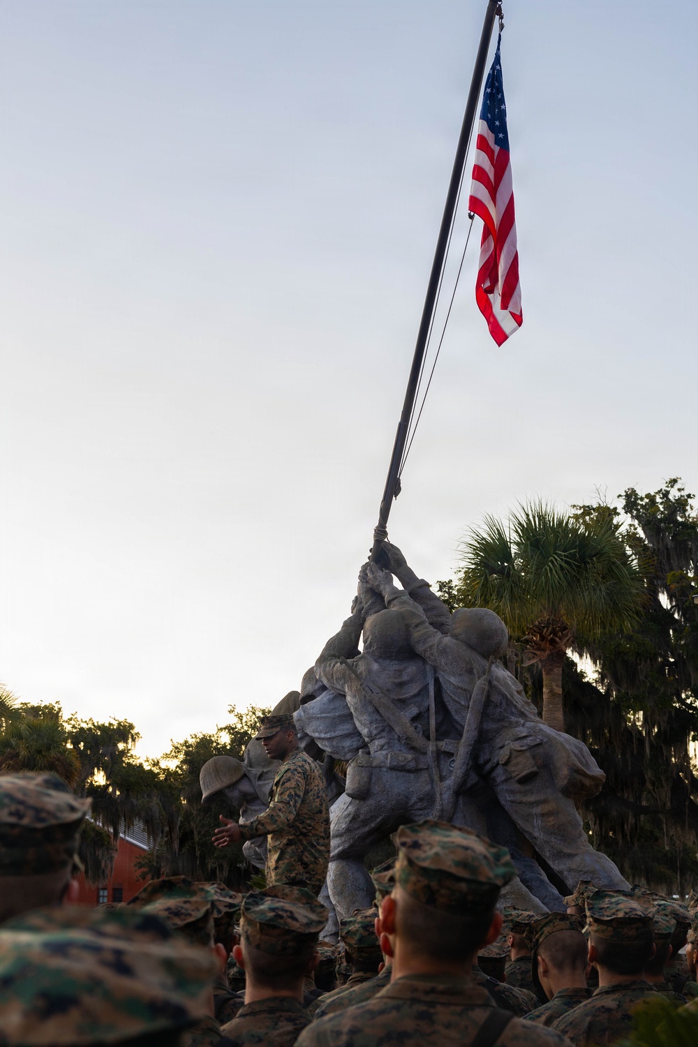 Mike Company Eagle Globe &amp; Anchor Ceremony