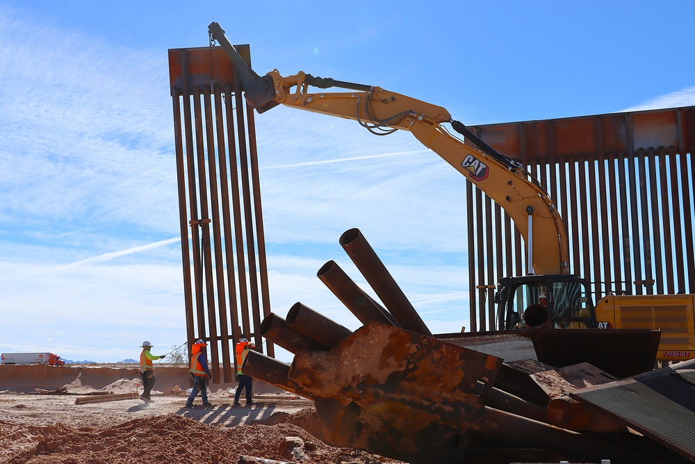 BMGR-1 Week Six border wall construction