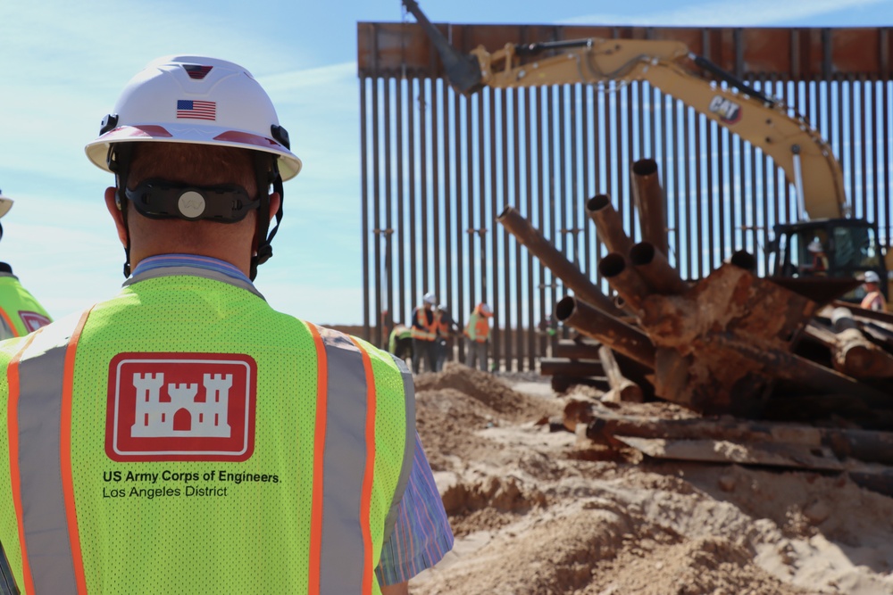 BMGR-1 Week Six border wall construction