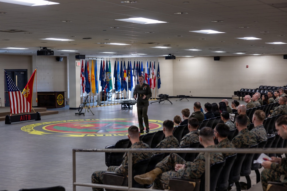 Advanced Infantry Training Battalion, School of Infantry – East Relief and Appointment Ceremony