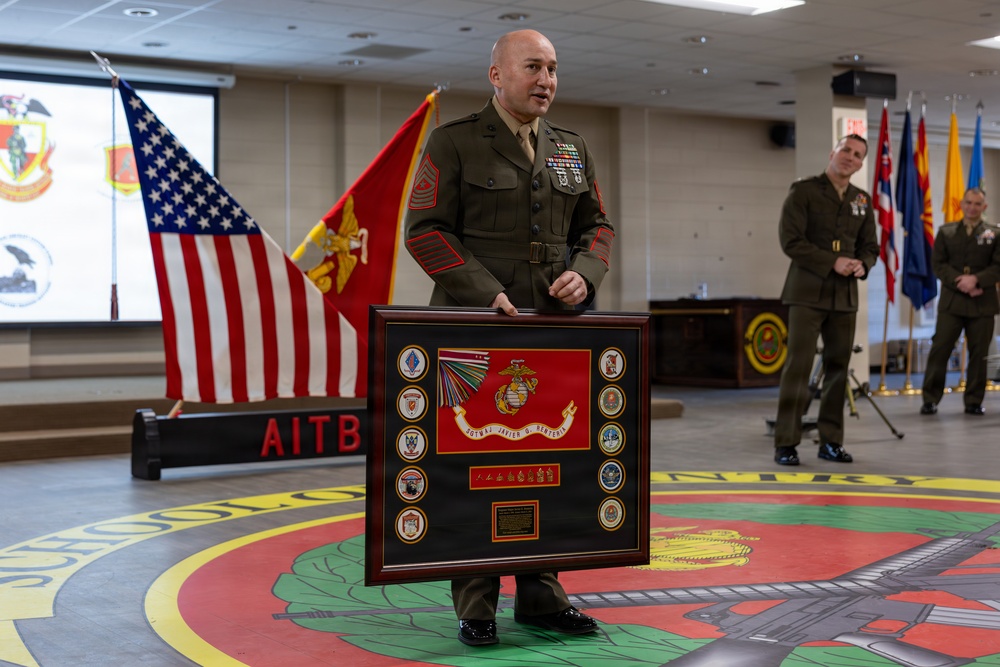Advanced Infantry Training Battalion, School of Infantry – East Relief and Appointment Ceremony