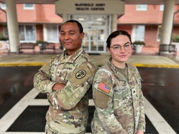 Rising Stars: Sgt. Raven Maldonado and Sgt. Jaden Huston selected for Army Medical Department Enlisted Commissioning Program