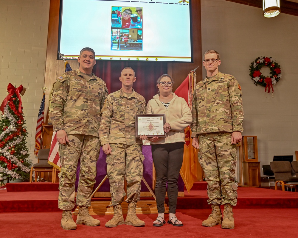 75th Field Artillery Brigade Volunteer Recognition Ceremony