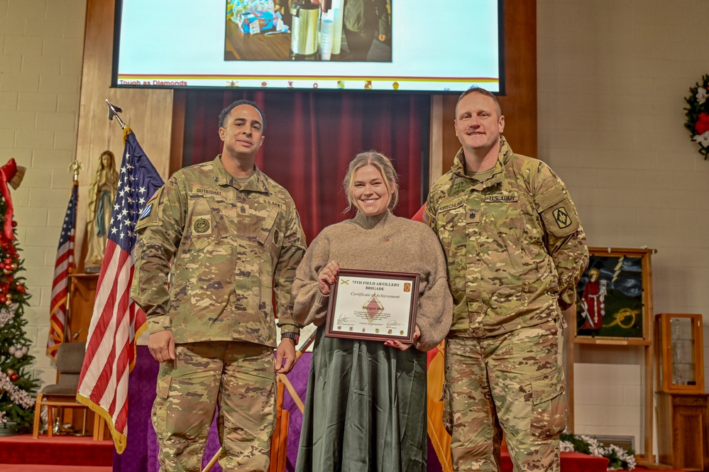 75th Field Artillery Brigade Volunteer Recognition Ceremony
