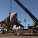 MCAS Yuma AV-8B Harrier II Static Display Swap