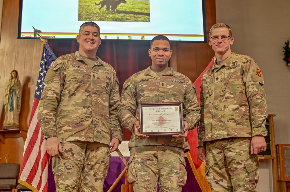 75th Field Artillery Brigade Volunteer Recognition Ceremony