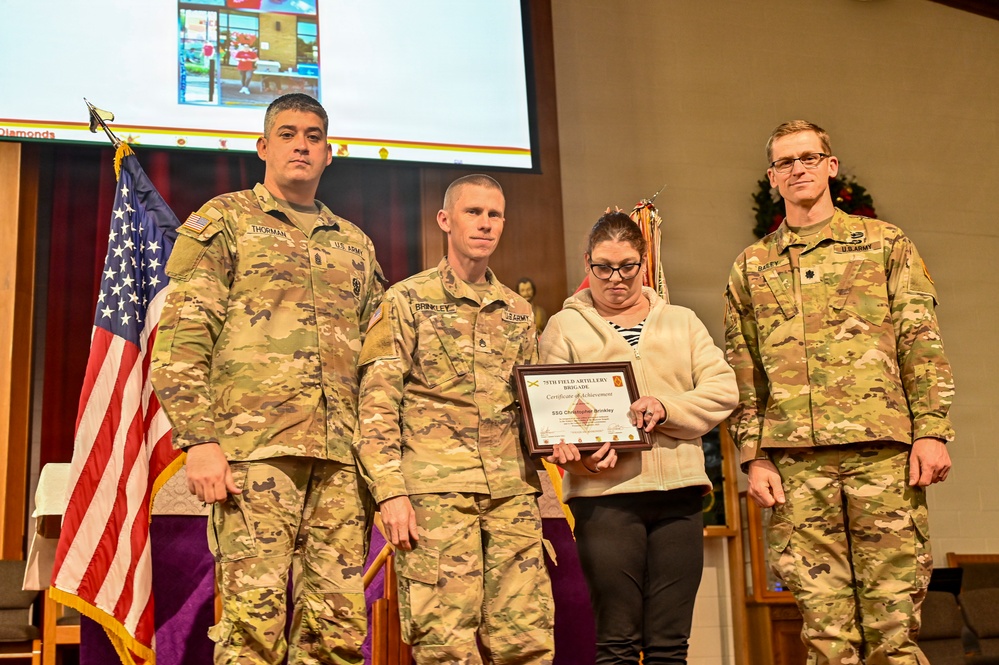 75th Field Artillery Brigade Volunteer Recognition Ceremony
