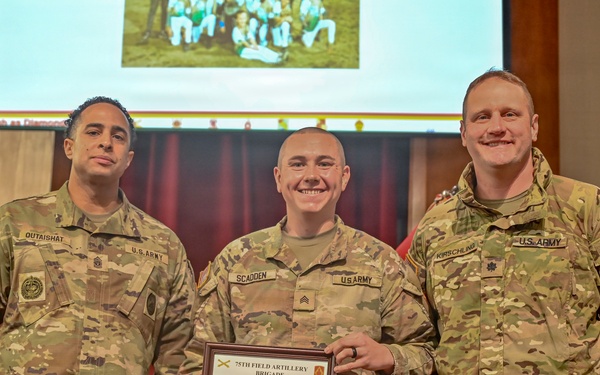 75th Field Artillery Brigade Volunteer Recognition Ceremony
