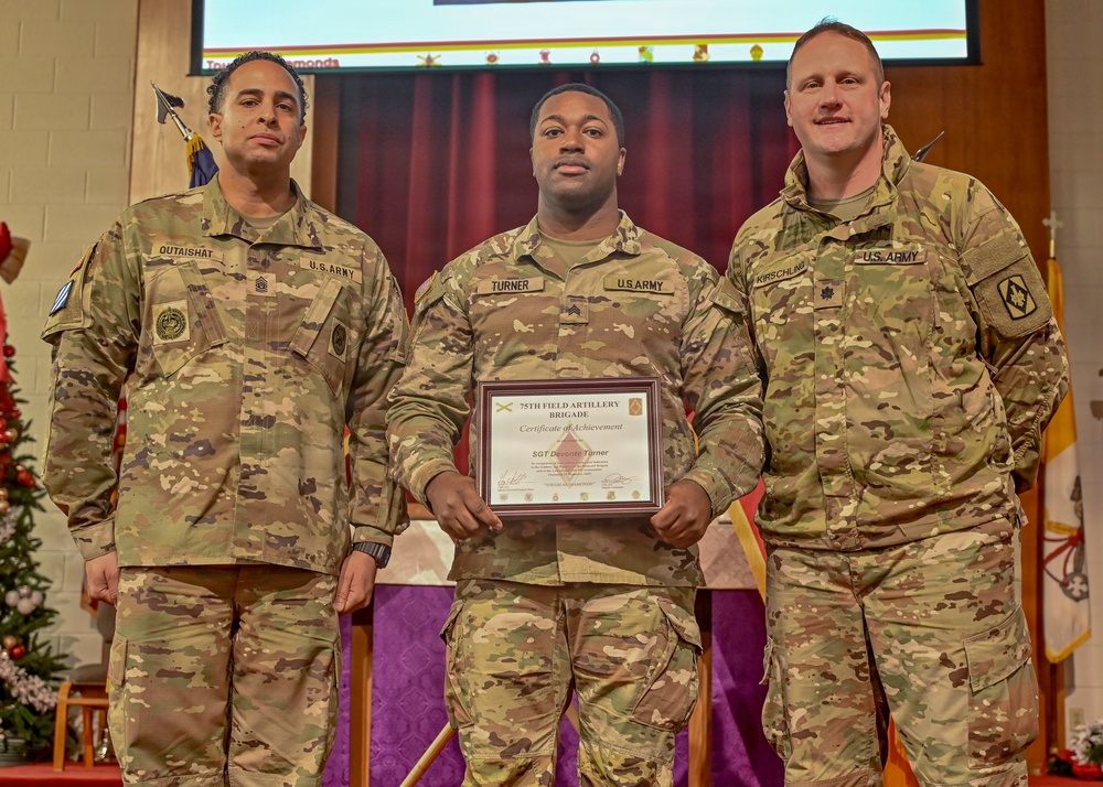 75th Field Artillery Brigade Volunteer Recognition Ceremony