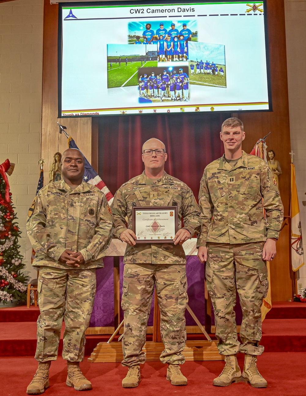 75th Field Artillery Brigade Volunteer Recognition Ceremony