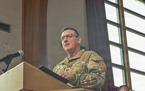 75th Field Artillery Brigade Volunteer Recognition Ceremony