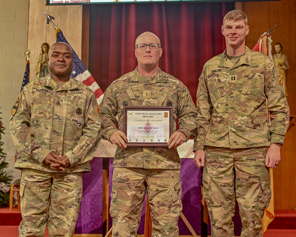 75th Field Artillery Brigade Volunteer Recognition Ceremony