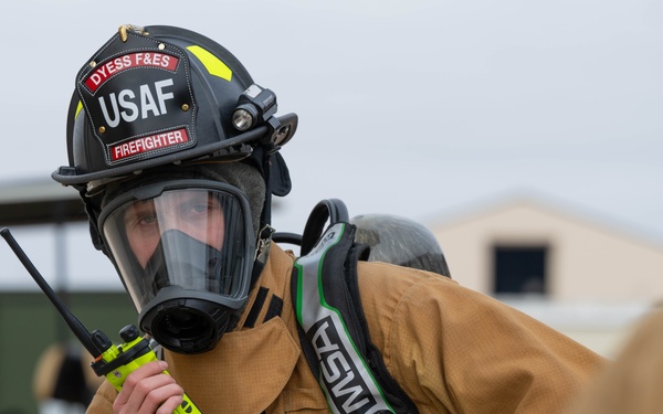 Dyess Fire, Air Traffic Control collaborate for joint exercise