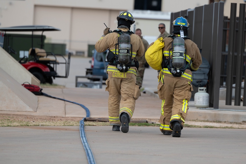 Dyess Fire, Air Traffic Control collaborate for joint exercise