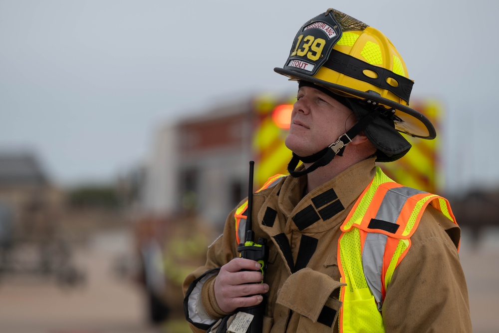 Dyess Fire, Air Traffic Control collaborate for joint exercise