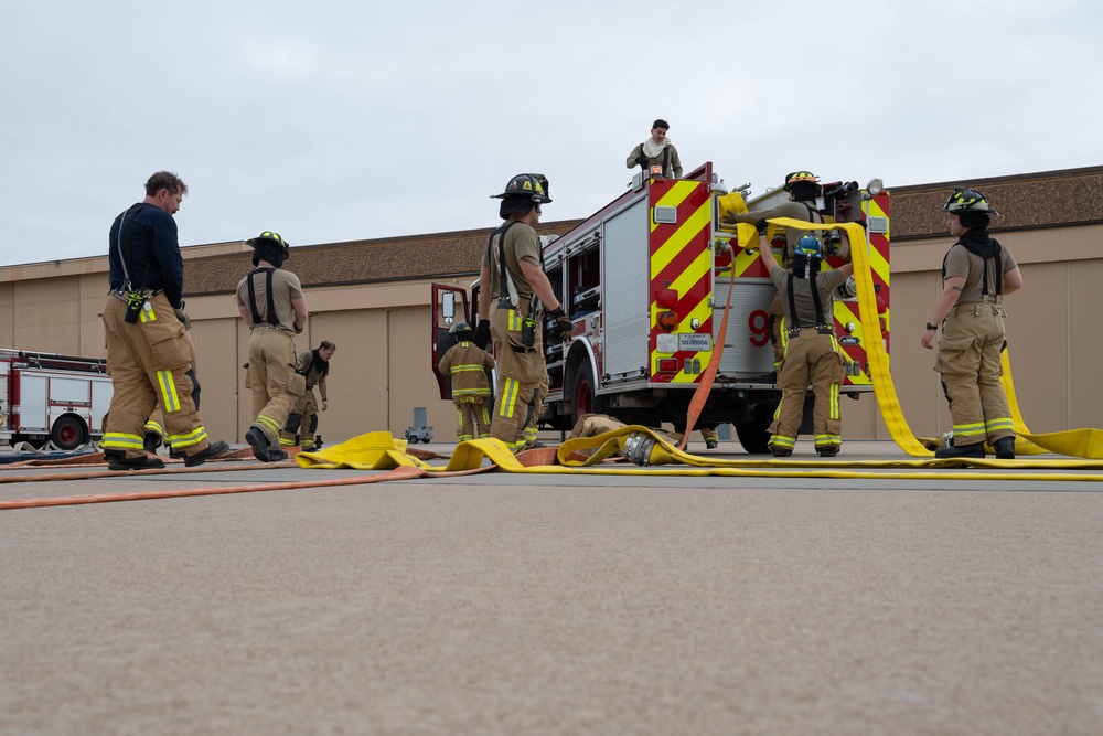 Dyess Fire, Air Traffic Control collaborate for joint exercise