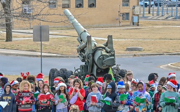 Freedom Elementary Christmas Carol for 75th FA BDE