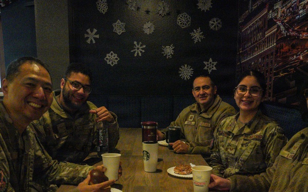 HPT and First Sergeants collaborate to spread holiday cheer