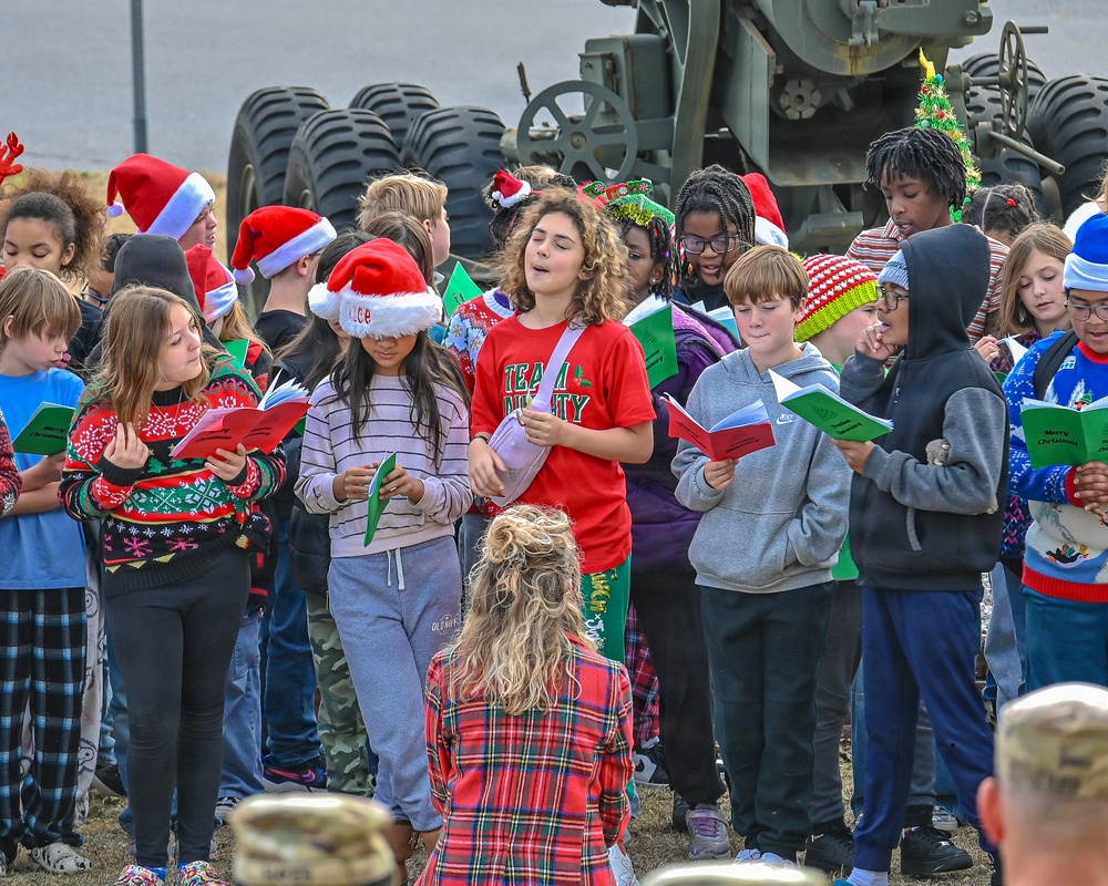 Freedom Elementary Christmas Carol for 75th FA BDE