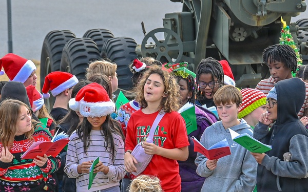 Freedom Elementary Christmas Carol for 75th FA BDE