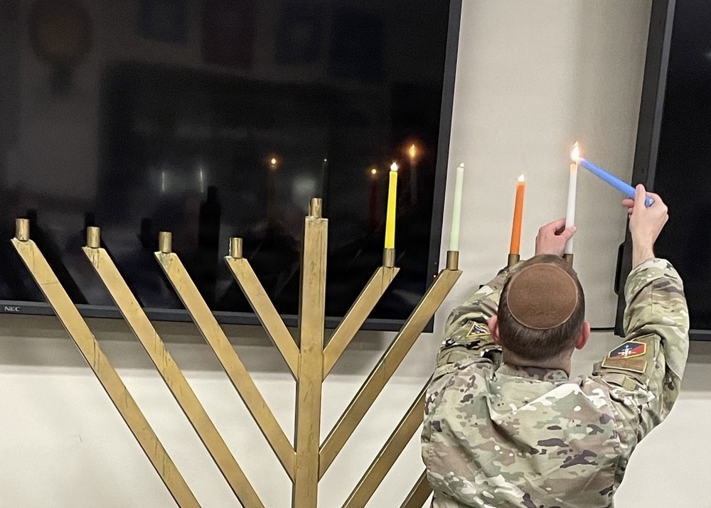 Hanukkah Celebration Brings Light and Community Together at Los Angeles Air Force Base