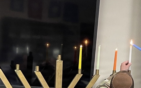 Hanukkah Celebration Brings Light and Community Together at Los Angeles Air Force Base
