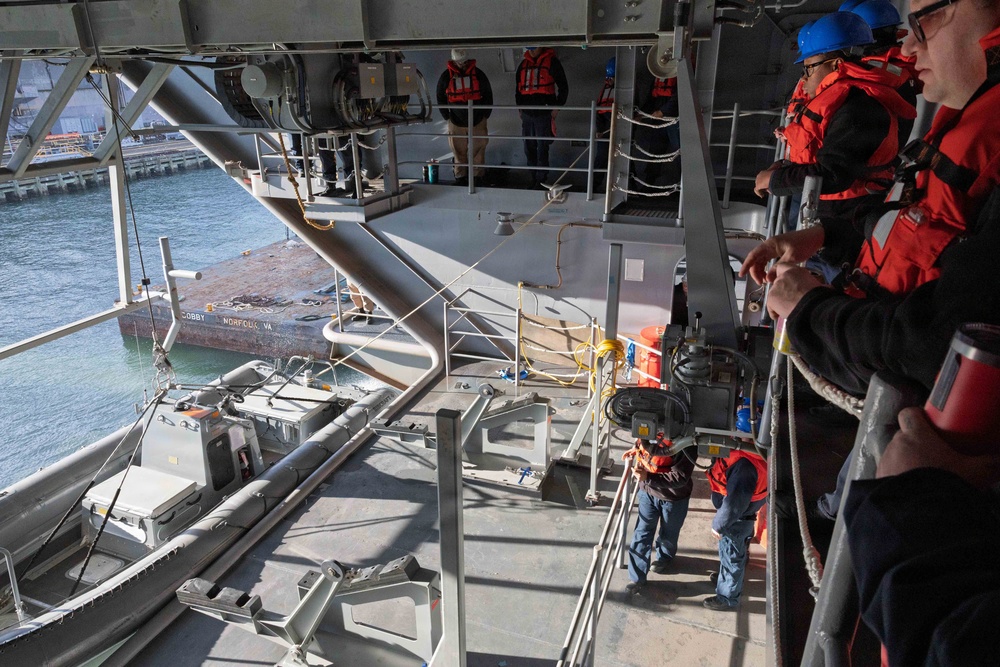 PCU John F. Kennedy RHIB Training