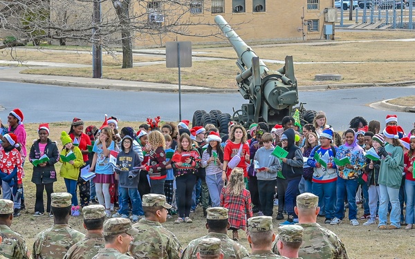 Freedom Elementary Christmas Carol for 75th FA BDE